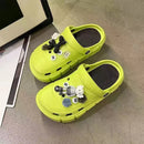 2024 Platform Sandals Summer Women Slippers 6cm Wedges Sandals Outdoor Clogs Thick Street Beach Slide Flip Flops Garden Shoes