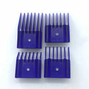 Juego de 4 cuchillas para cortadora de mascotas, guía de accesorios, peine de tamaño estándar, compatible con cuchillas Oster A5.