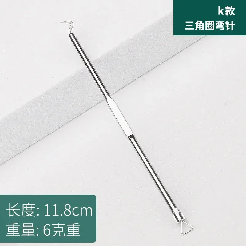1PC Blackhead Acne Needle Stainless Steel Acne Remove Tweezer  Blackhead Extractor Pimple Tweezer Face Pore Cleanering Care Tool