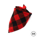 Plaid Cat Dog Bandana Pet Puppy Soft Cotton Bandanas Handkerchiefs Scarfs Triangular Bandages Accessories for Kittens Puppies
