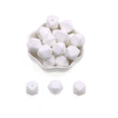 Kovict 14/17mm 10pcs Hexagon Silicone Beads For Jewelry Making Silicone Bead To Make Bracelets Necklace Making Accessories