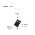 Anime Death Note Keychain Double L Black Notebook Pendant Keyring Cospaly Key Props for Women Men Jewelry Gifts Accessories