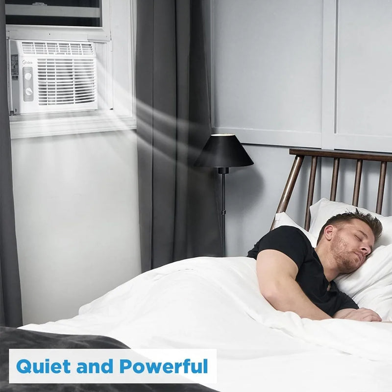 5,000 BTU EasyCool Small Window Air Conditioner - Cool up to 150 Sq. Ft. with Easy-to-Use Mechanical Controls and Reusable