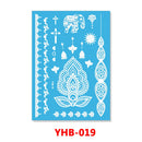 1PC Hanna Lace Tattoo Sticker White Silk Printing Waterproof Disposable Tattoo for Arm Sexy Bracelet