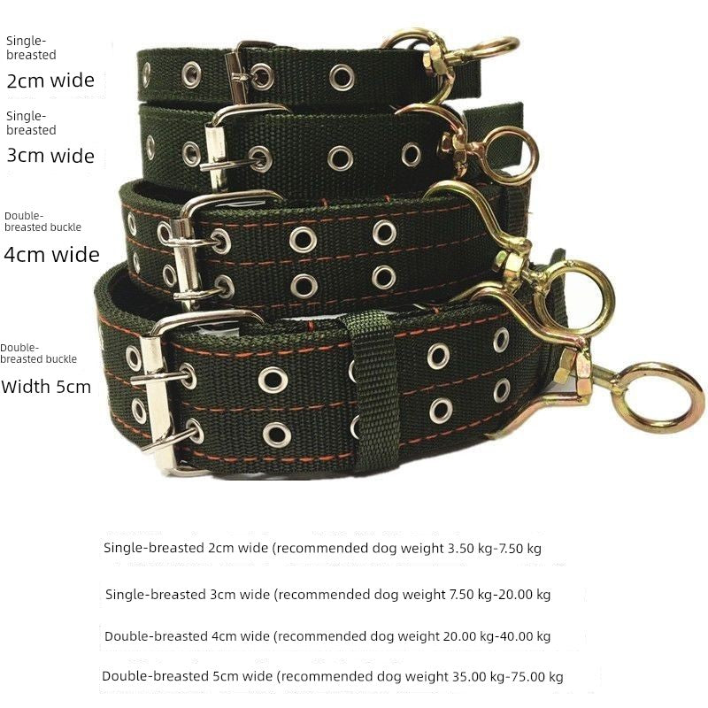 Dog Collar Medium-Sized Dog Dog Chain Bandana Hand Holding Rope Large Dog Small Size Dogs Dog Leash Bold Dog Collar Solid