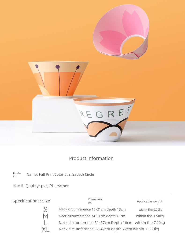 Elizabeth Ring Cat Sterilization Collar Anti-Licking Bite Dog Collar Flea Removal Cat Collar Collar Pet Supplies