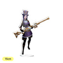 Anime Arcane League of Legends Jinx Vi Acrylic Acrylic Stand Cosplay Model Plate Desk Decor Standing Sign Prop Fans