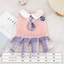 Cat Clothes Autumn and Winter Clothing JK Preppy Style Small Skirt Muppet British Shorthair Pet Clothes Anti-Dirty Anti-Lint Summer