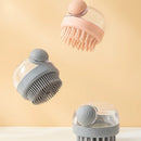 Silicone Shampoo Head Scalp Massage Brush Silicone Body Brush Hair Washing Comb Bath Spa Shower Brush Add Liquid Bathing Brush