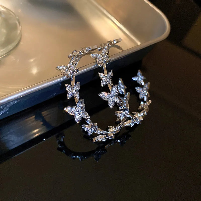 New Fashion Geometry Earrings  Earrings for Women Golden Zircon Dangle Earrings Valentines Day Anniversary Birthday Jewelry Gift