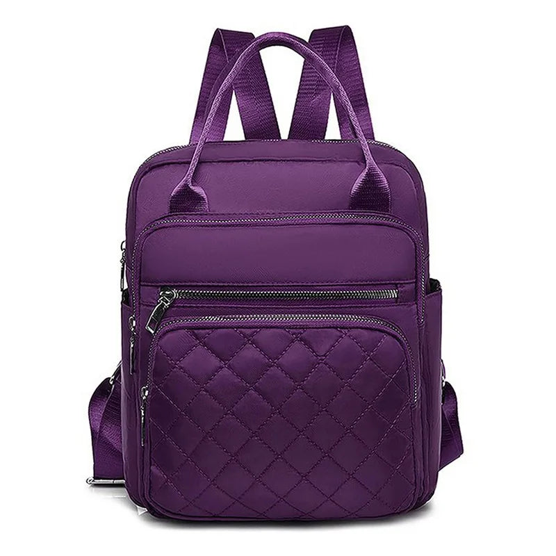 Women Backpack 2023 Travel Casual Waterproof Women's Shoulder Bags Female Large Capacity Oxford Rucksack Black Purse