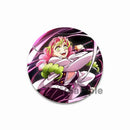 58mm Round Cartoon Brooches Kanroji Mitsuri Pins Anime Badge for Backpack Accessories Hat Decoration HD Print Handmade Gifts