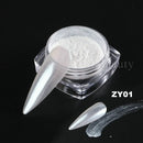 Red Chrome Nail Powder Y2K Metallic Mirror Effect Pigment Fine Rubbing Nail Glitter Flakes Dust Valentine Decorations Manicure