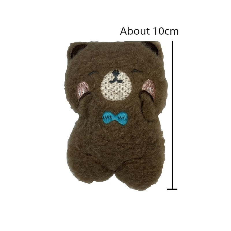 Pet Dinosaur Toy Dog Molar Sound Stuffed Doll Molar Tooth Cleaning Bone Teddy Bichon Small Toy