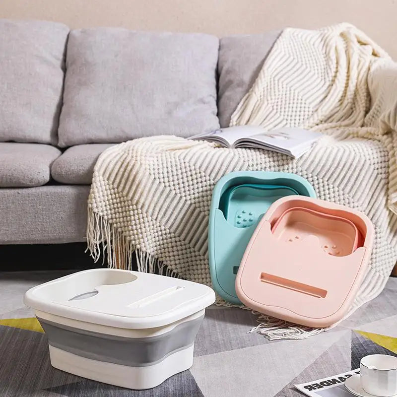 Foldable Footbath Massage Bucket Soaking Bucket Special Offer Folding Basin Spa Foot Bath Bucket Household Sauna Bathtub