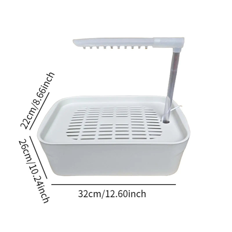 Automatic Pet Bird Bath with USB Cable Easy to Clean Parrot Bathtub for Cockatiel African Grey Water Bowl Lovebirds Budgie