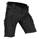 Summer Men Cargo Shorts Quick Dry Tactical Short Pants Multi-Pocket Shorts Men's Outdoor Hunting Fishing Knee Length Trousers