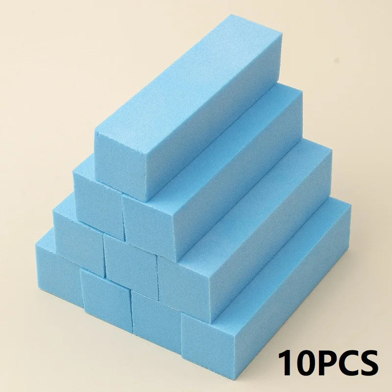 5/10PCS Nail Buffer Sponge Polishing Block Buffer for Polisher Manicure Buff Professional Nail File Milling Cutter for Manicure