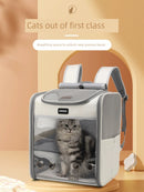 Beihake Cat Bag Pet Bag Go out Portable Backpack Can Be Satchel Breathable Large Space Cat Dog Backpack