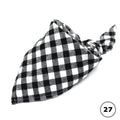 Plaid Cat Dog Bandana Pet Puppy Soft Cotton Bandanas Handkerchiefs Scarfs Triangular Bandages Accessories for Kittens Puppies