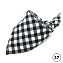 Plaid Cat Dog Bandana Pet Puppy Soft Cotton Bandanas Handkerchiefs Scarfs Triangular Bandages Accessories for Kittens Puppies