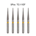 5Pcs/Bag Dental Diamond Burs Drill FG 1.6mm Bur For High Speed Handpiece Denspay Dental Bur Polishing Whitening Lab Material