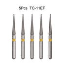 5Pcs/Bag Dental Diamond Burs Drill FG 1.6mm Bur For High Speed Handpiece Denspay Dental Bur Polishing Whitening Lab Material