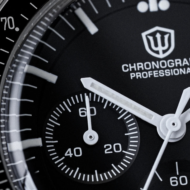 Watchdives WD1863 Quartz Watch Stainless Steel VK63 Chronograph Movement Sapphire Luminous 10Bar Waterproof 39mm Men Watches