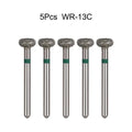 5Pcs/Bag Dental Diamond Burs Drill FG 1.6mm Bur For High Speed Handpiece Denspay Dental Bur Polishing Whitening Lab Material