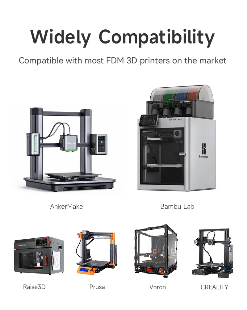 3DHOJOR PLA Filament 1.75mm 1KG Spool Upgraded PLA 3D Printer Filament High-Speed Printing 3D Printing Material PLA 3D Filament
