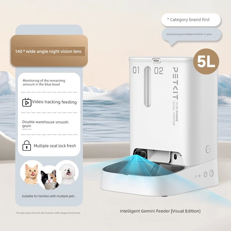 Xiaopei Smart Feeder Solo Visual Pet Cat Cat Food Automatic Timing Quantitative Dog Remote Feeding Machine