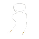 Summer Boho Necklace Long Rope Choker Necklace Velvet Strap Rope Choker Chain for Women Girls Party Jewelry Ornament