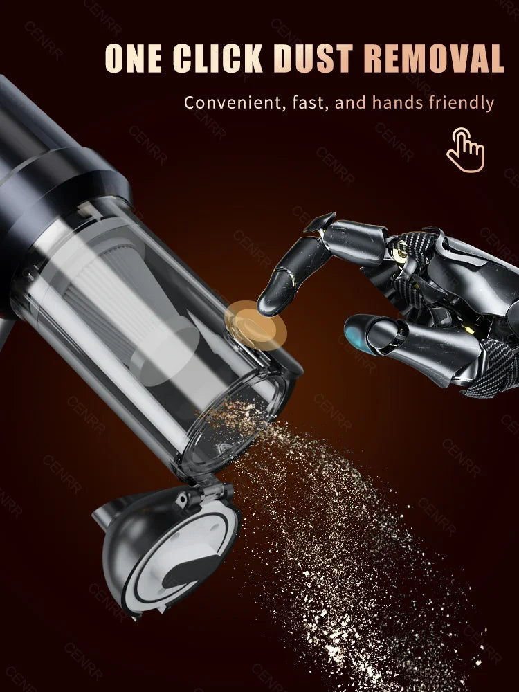 CENRR 998000PA Mini Car Vacuum CleanerCordless Powerful Wireless Car Cleaner HandHeld Portable Vacuum Cleaner Home Appliance