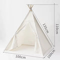1.6m/1.3m Kid Tent Indoor Play House Wigwam for Child Portable Child Tipi Tents Teepee Toddler Ball Pit Girl Castle Play Room
