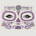 Face Festival Tattoo Costume Party Stickers Halloween Waterproof Temporary Tattoo Stickers Makeup Body Dress Up Decoration