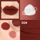 FOCALLURE 12 Colors Lip Cream Smooth Matte Lipstick Waterproof Long Lasting Moist Lip Cheek Dual-Use Women Beauty Cosmetic