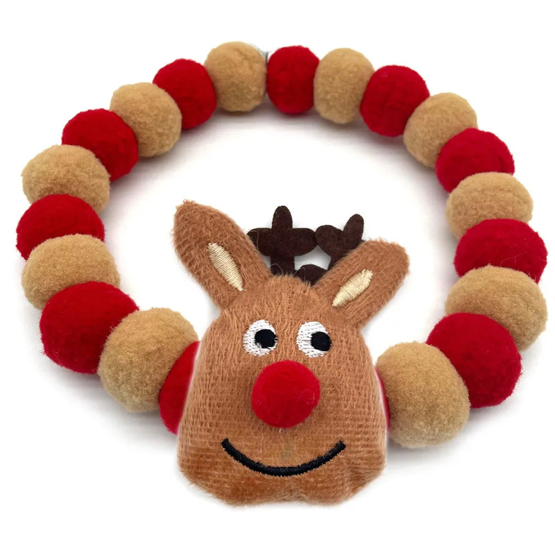 20pcs Christmas Cute Ball Collars Small Dog Bow Ties Neckties Dog Supplies Grooming Accessories for Small Middle Large Dog