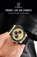 LIGE Top Brand Luxury FOXBOX Men Watch Calendar Date Week Quartz Wristwatch Dual Display Digital Watches Mens Luminous Clock Man