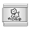 Gemosa Original Daisy Love Dream Pretty Personality Italian Charm Links Fit 9mm Bracelet Stainless Steel Jewelry Making