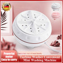 【Hot Sale】Portable Turbo Spin Washing Machine Fully Automatic Mini Lazy Washer