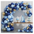 72Pcs Blue Balloon Garland Arch Welcome Baby Shower Valentines Day Birthday Party Wedding Decorations