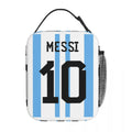 Messis 10 Football Soccer Thermal Insulated Lunch Bag for Work Portable Food Container Bags Cooler Thermal Food Box