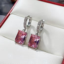 2024 New Bride Engagement Wedding Jewelry Elegant Shiny Mosan Diamond Beautiful Gift Milan Girl Fashion Pendant Earrings