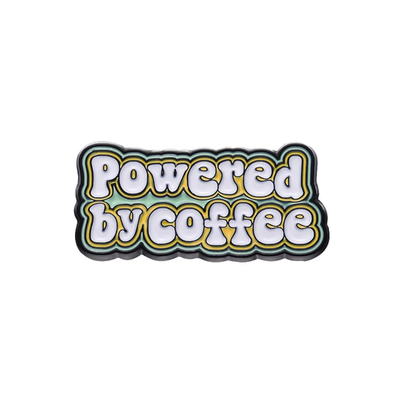 Coffee Cup Enamel Pins We Need Coffee Brooches Lapel Badge Barista Clothes Hat Brooch Pin Jewelry Accessories Gift Wholesale Pin
