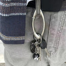 Fashion Women Men Metal Carabiner Multifunctional Keychain Oval Mountaineering Belt Buckle Accessories Key Ring Unisex