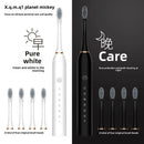Xiaomi Electric Ultrasonic Toothbrush Six Speed Mode Home Soft Hair USB Charging Waterproof Adult Tooth Automatic Couple Set