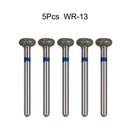 5Pcs/Bag Dental Diamond Burs Drill FG 1.6mm Bur For High Speed Handpiece Denspay Dental Bur Polishing Whitening Lab Material