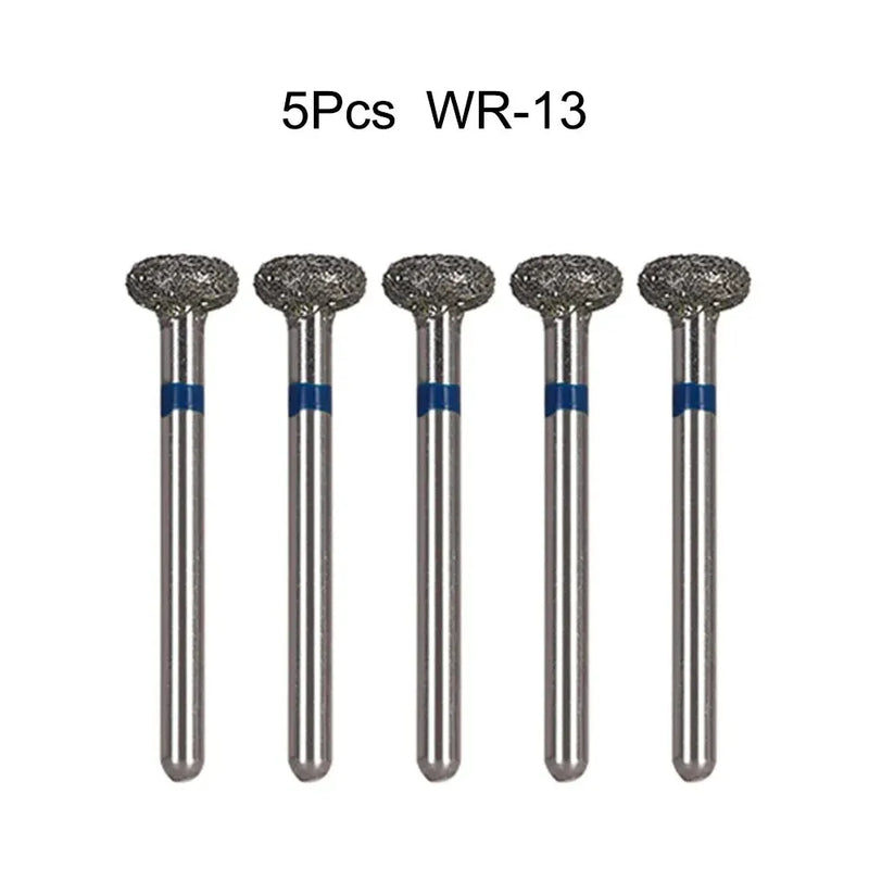 5Pcs/Bag Dental Diamond Burs Drill FG 1.6mm Bur For High Speed Handpiece Denspay Dental Bur Polishing Whitening Lab Material