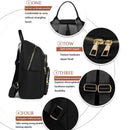 حقيبة ظهر نسائية أنيقة من النايلون عالي الجودة، حقيبة ظهر كبيرة للسفر، حقائب مدرسية كبيرة للفتيات المراهقات، حقيبة كتف