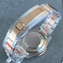 Gold Tow Tone NH34A GMT Movement Diving Watch for Men Automatic Watches Mechanical Swim Jubilee Bracelet 200m Waterproof Date